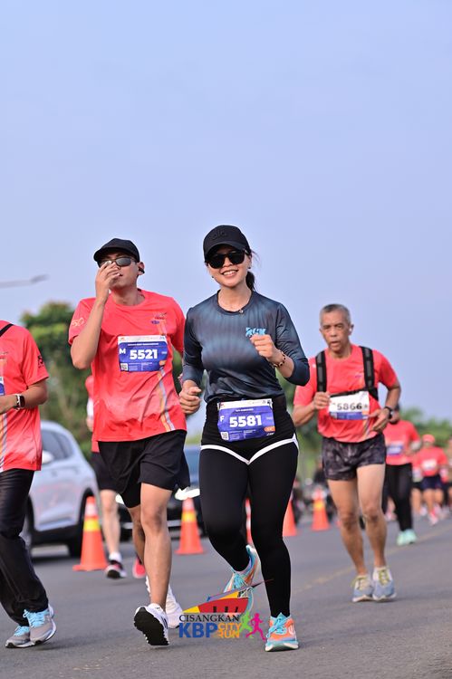 Race photo from CISANGKAN KBP CITY RUN 2025