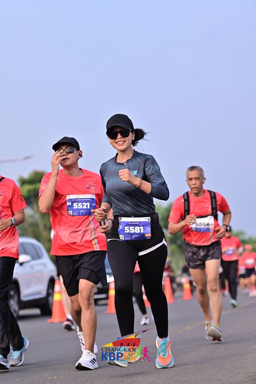 Race photo from CISANGKAN KBP CITY RUN 2025