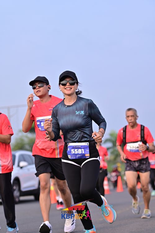 Race photo from CISANGKAN KBP CITY RUN 2025