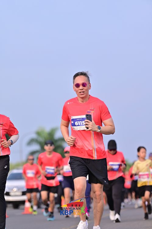 Race photo from CISANGKAN KBP CITY RUN 2025