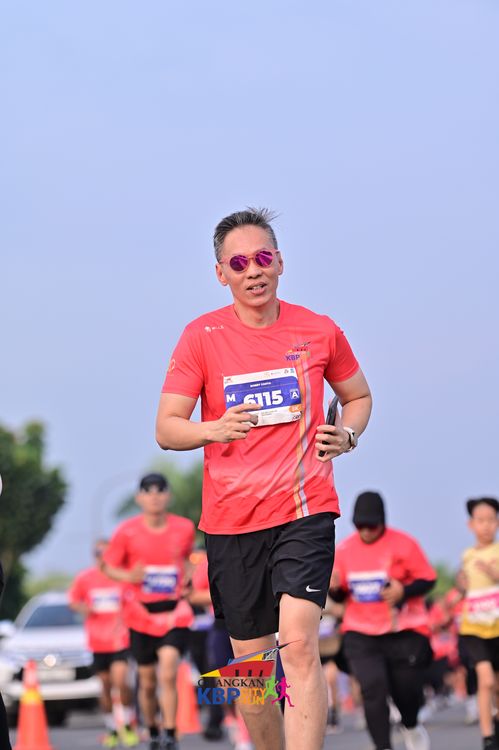 Race photo from CISANGKAN KBP CITY RUN 2025
