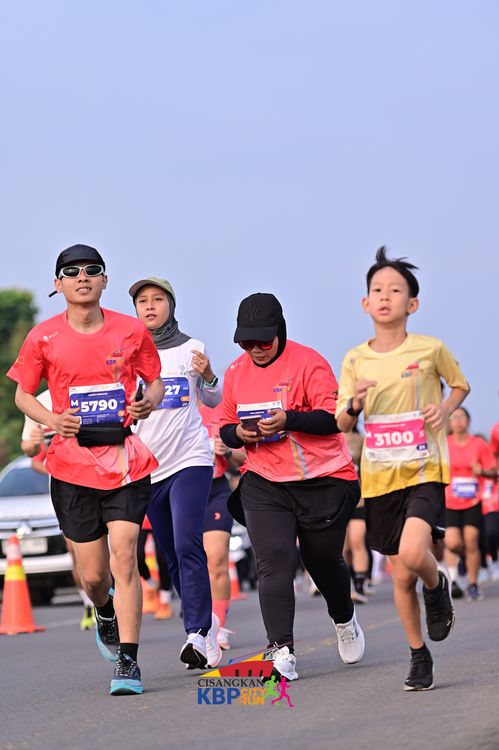 Race photo from CISANGKAN KBP CITY RUN 2025