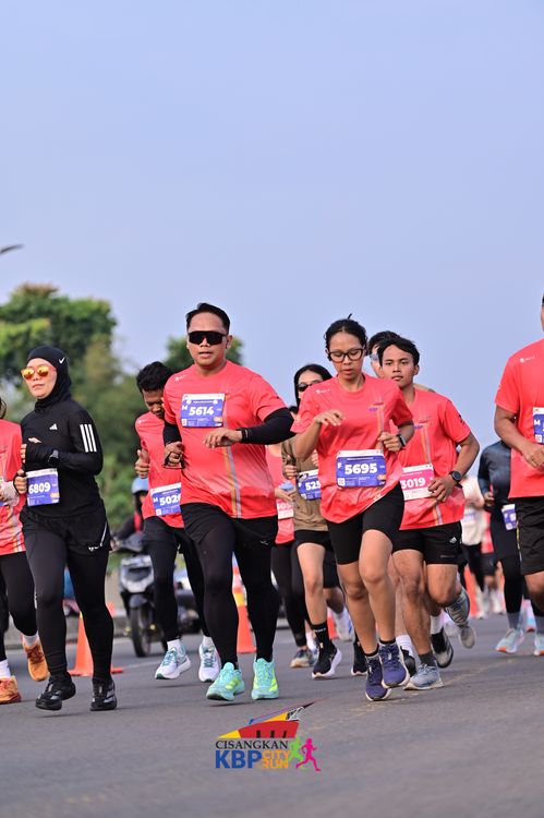 Race photo from CISANGKAN KBP CITY RUN 2025