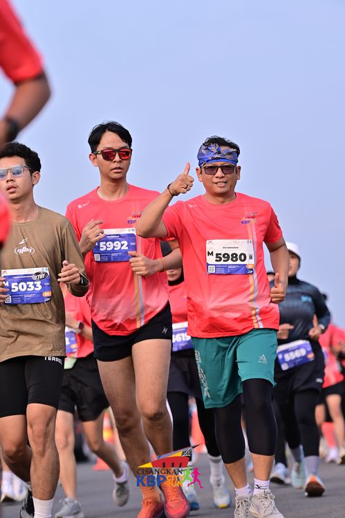 Race photo from CISANGKAN KBP CITY RUN 2025