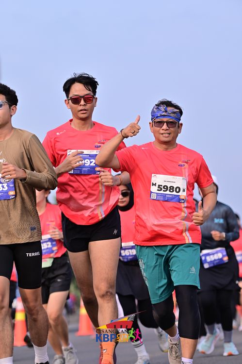 Race photo from CISANGKAN KBP CITY RUN 2025
