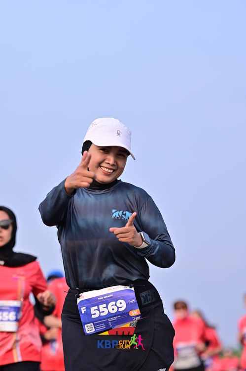 Race photo from CISANGKAN KBP CITY RUN 2025