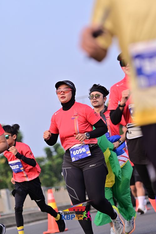Race photo from CISANGKAN KBP CITY RUN 2025