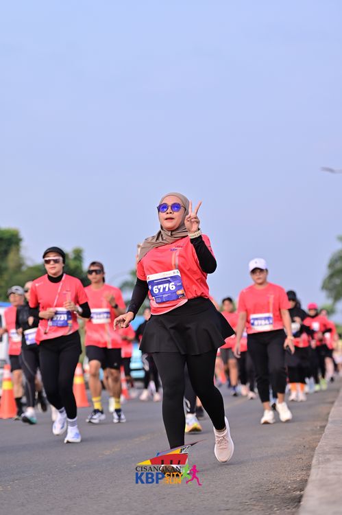 Race photo from CISANGKAN KBP CITY RUN 2025