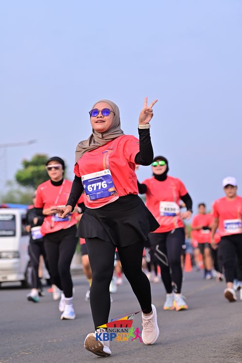 Race photo from CISANGKAN KBP CITY RUN 2025