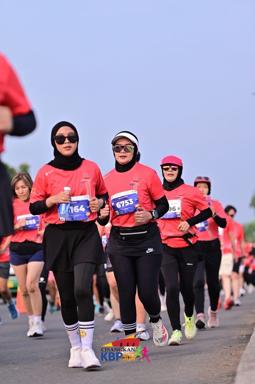 Race photo from CISANGKAN KBP CITY RUN 2025