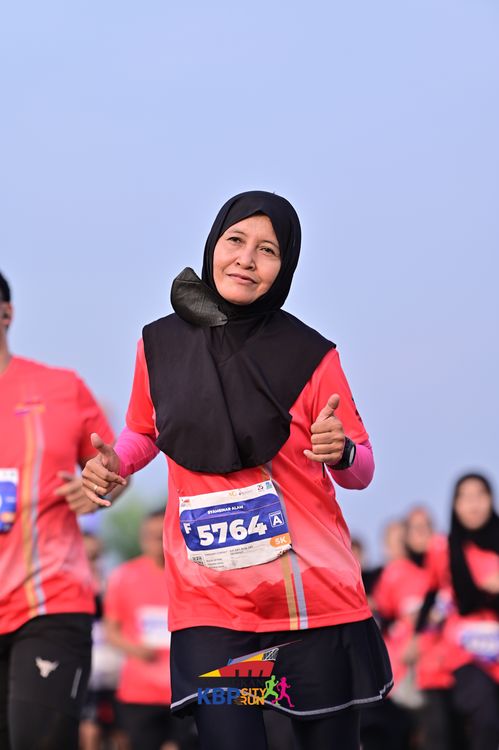 Race photo from CISANGKAN KBP CITY RUN 2025