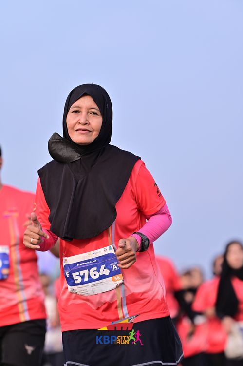 Race photo from CISANGKAN KBP CITY RUN 2025