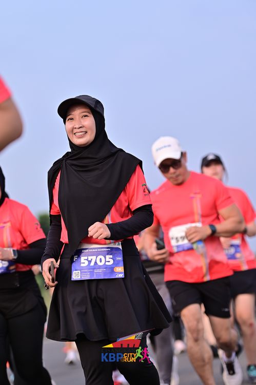Race photo from CISANGKAN KBP CITY RUN 2025