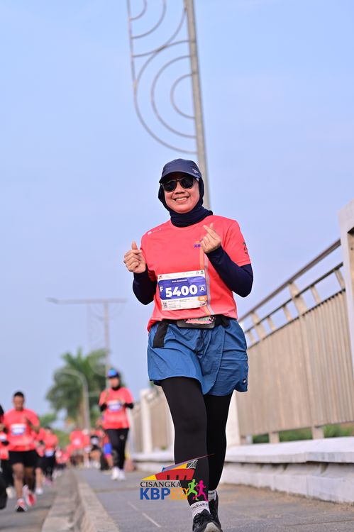Race photo from CISANGKAN KBP CITY RUN 2025
