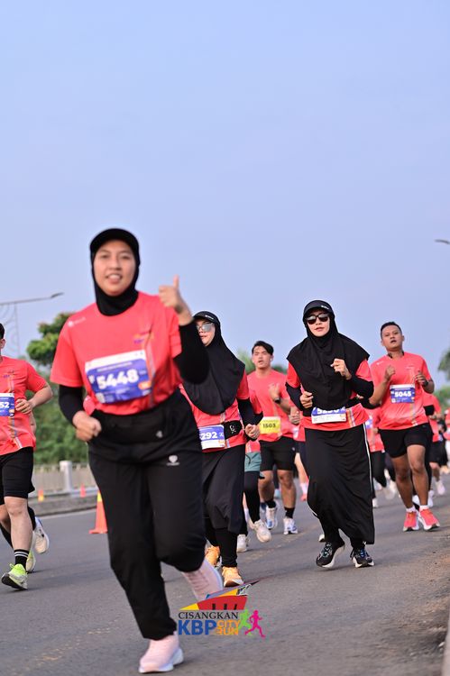 Race photo from CISANGKAN KBP CITY RUN 2025