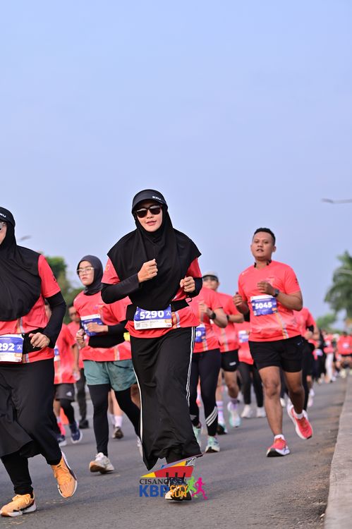 Race photo from CISANGKAN KBP CITY RUN 2025
