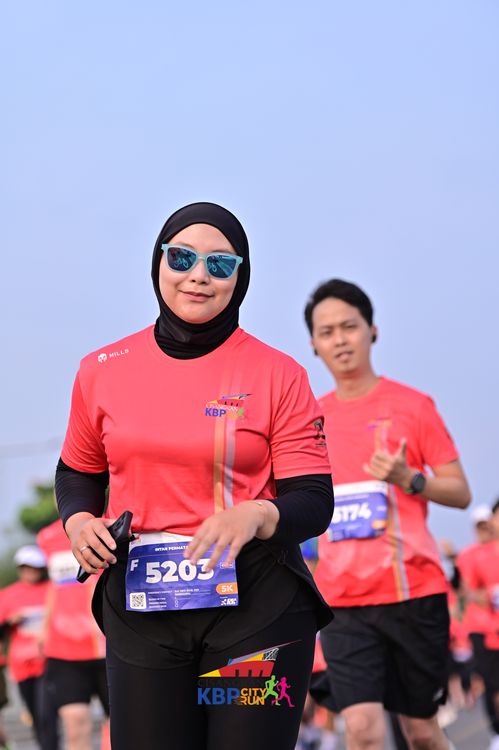 Race photo from CISANGKAN KBP CITY RUN 2025