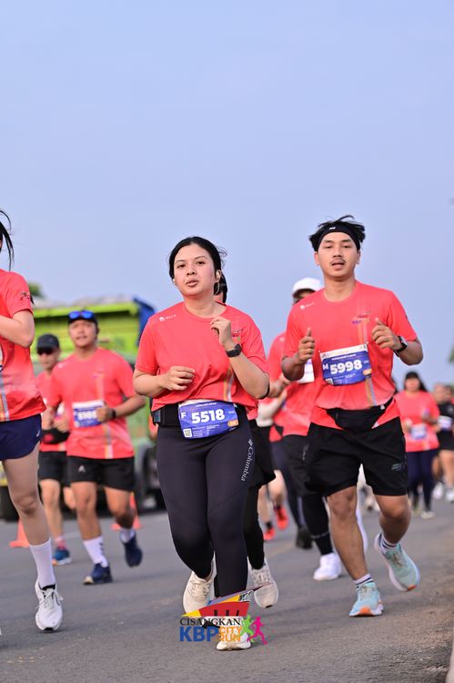 Race photo from CISANGKAN KBP CITY RUN 2025