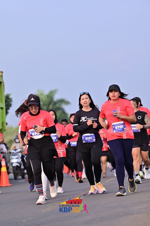 Race photo from CISANGKAN KBP CITY RUN 2025