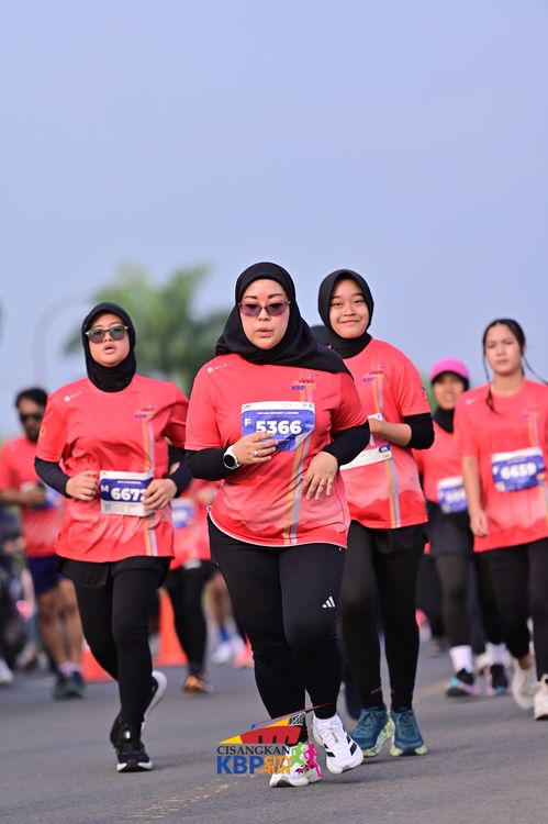 Race photo from CISANGKAN KBP CITY RUN 2025