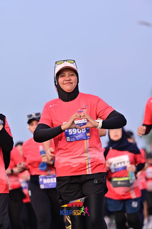 Race photo from CISANGKAN KBP CITY RUN 2025