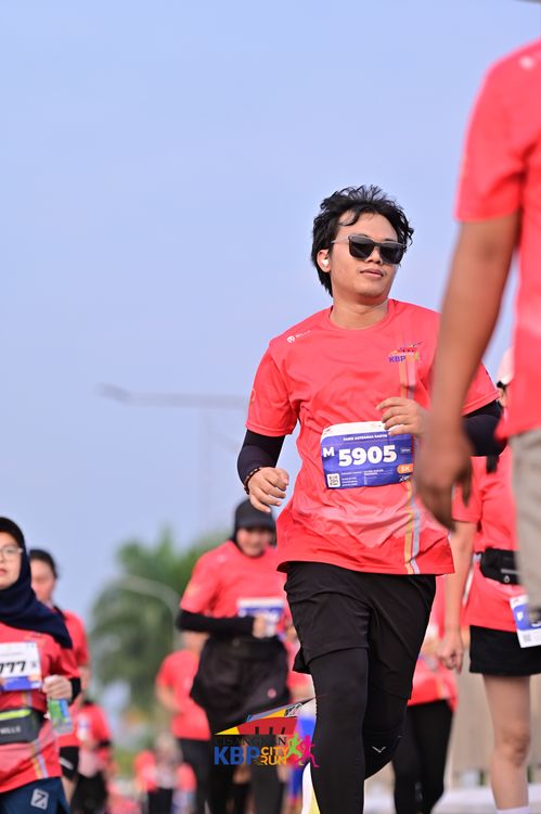 Race photo from CISANGKAN KBP CITY RUN 2025