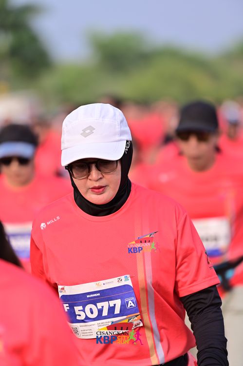 Race photo from CISANGKAN KBP CITY RUN 2025