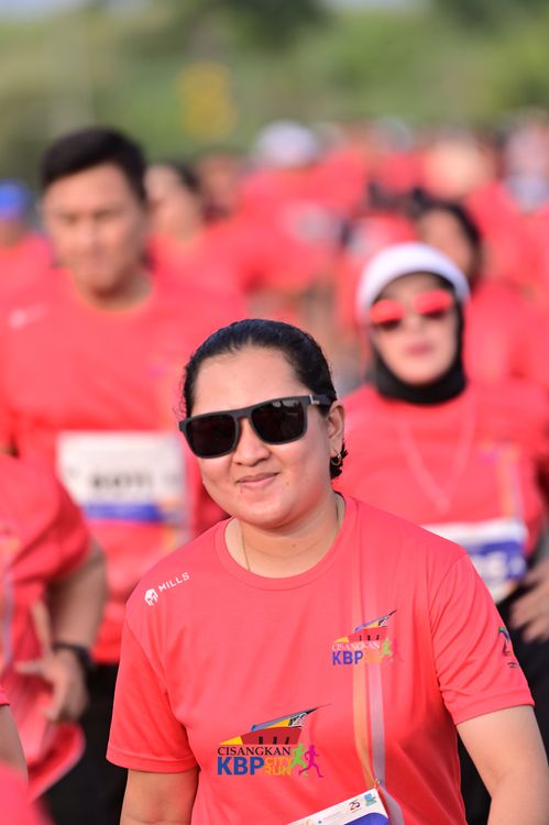 Race photo from CISANGKAN KBP CITY RUN 2025