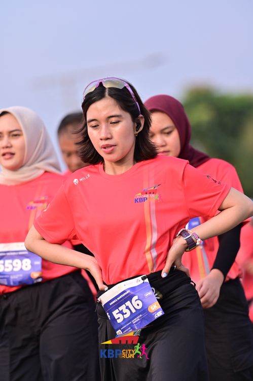 Race photo from CISANGKAN KBP CITY RUN 2025