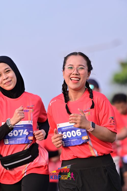 Race photo from CISANGKAN KBP CITY RUN 2025