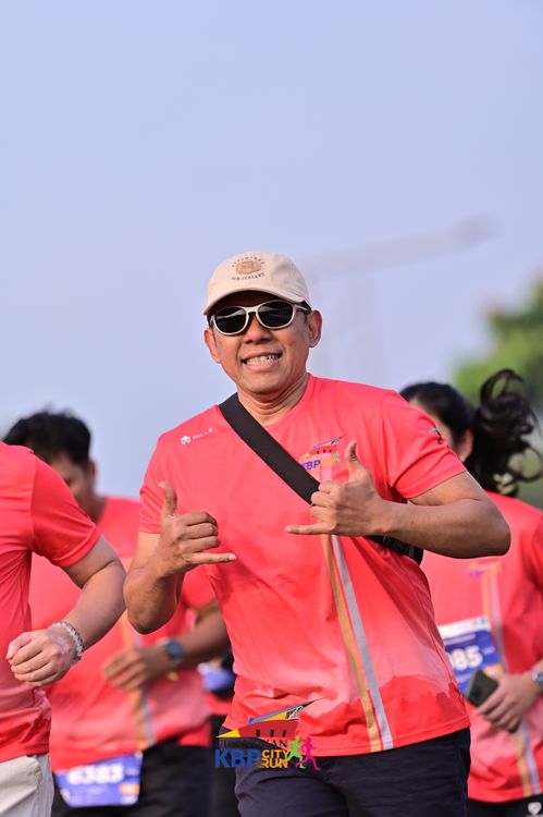 Race photo from CISANGKAN KBP CITY RUN 2025