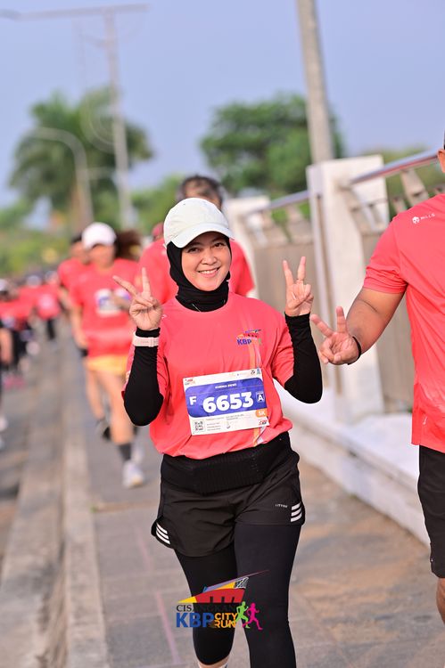 Race photo from CISANGKAN KBP CITY RUN 2025