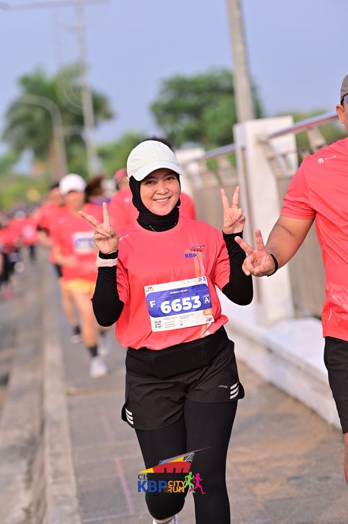 Race photo from CISANGKAN KBP CITY RUN 2025