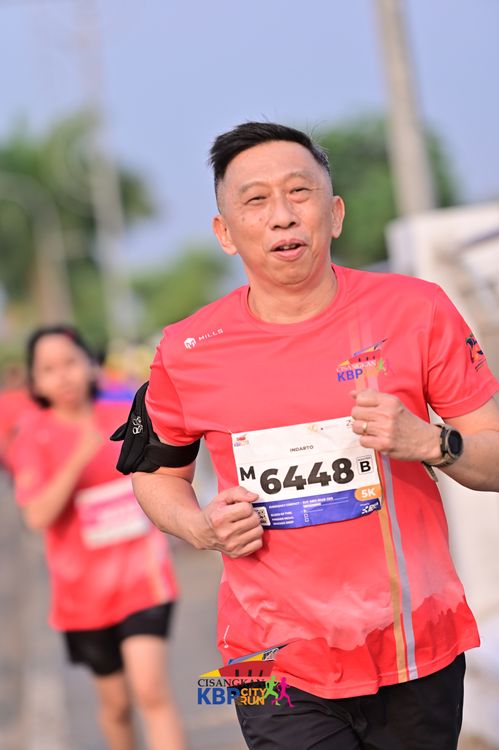 Race photo from CISANGKAN KBP CITY RUN 2025