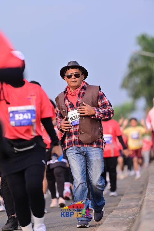 Race photo from CISANGKAN KBP CITY RUN 2025