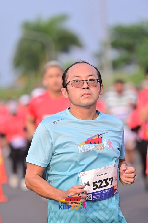 Race photo from CISANGKAN KBP CITY RUN 2025
