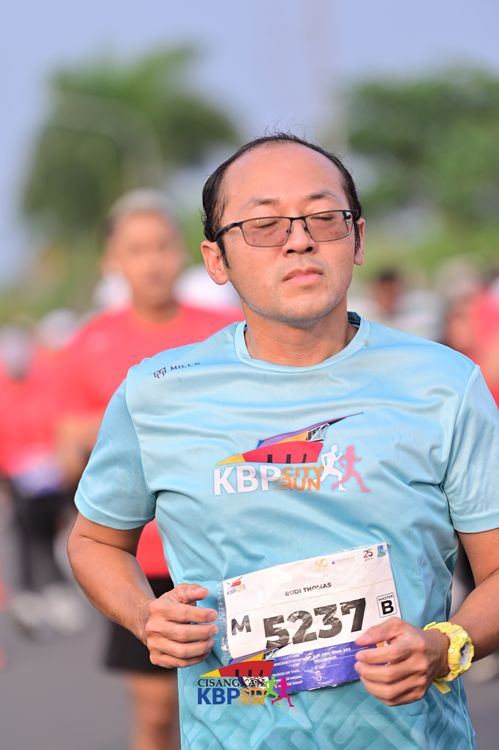Race photo from CISANGKAN KBP CITY RUN 2025