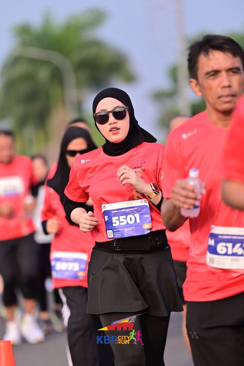 Race photo from CISANGKAN KBP CITY RUN 2025