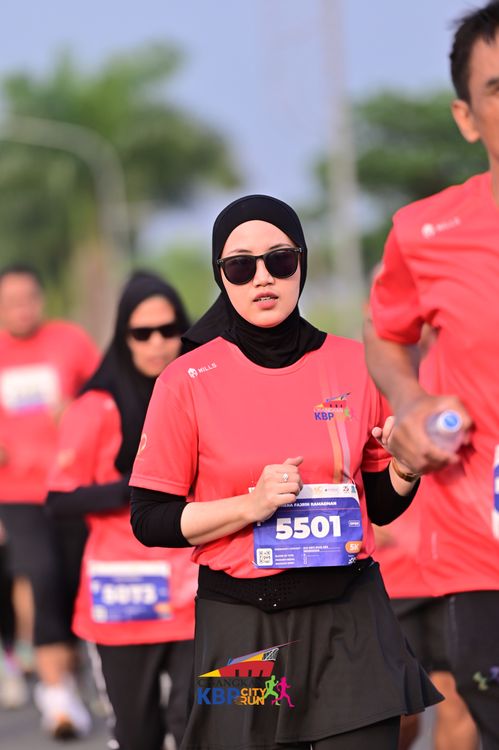 Race photo from CISANGKAN KBP CITY RUN 2025