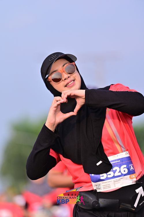 Race photo from CISANGKAN KBP CITY RUN 2025