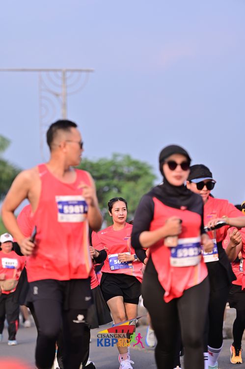 Race photo from CISANGKAN KBP CITY RUN 2025