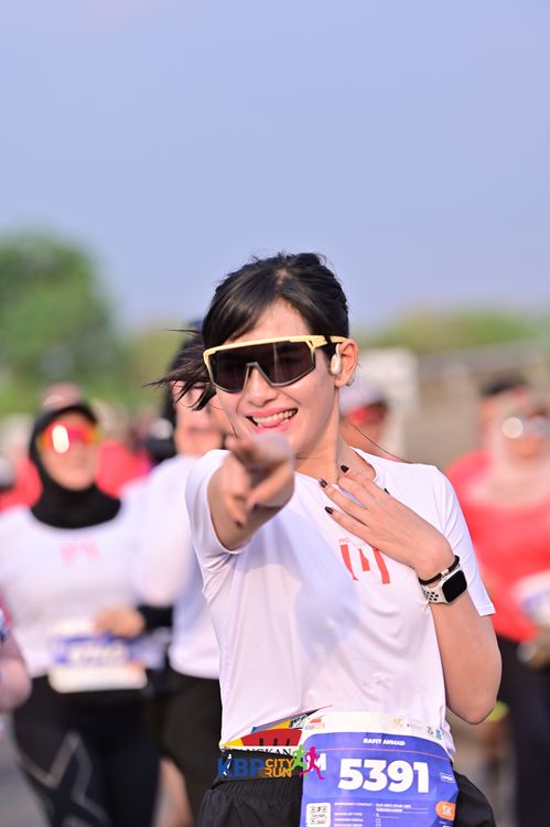 Race photo from CISANGKAN KBP CITY RUN 2025