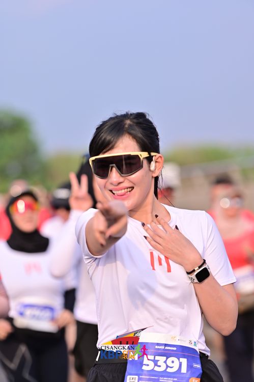 Race photo from CISANGKAN KBP CITY RUN 2025