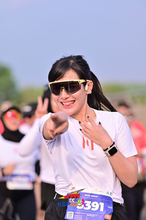 Race photo from CISANGKAN KBP CITY RUN 2025
