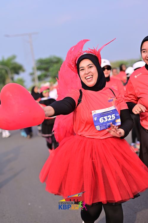 Race photo from CISANGKAN KBP CITY RUN 2025