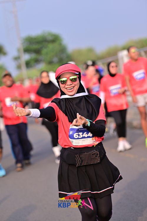 Race photo from CISANGKAN KBP CITY RUN 2025