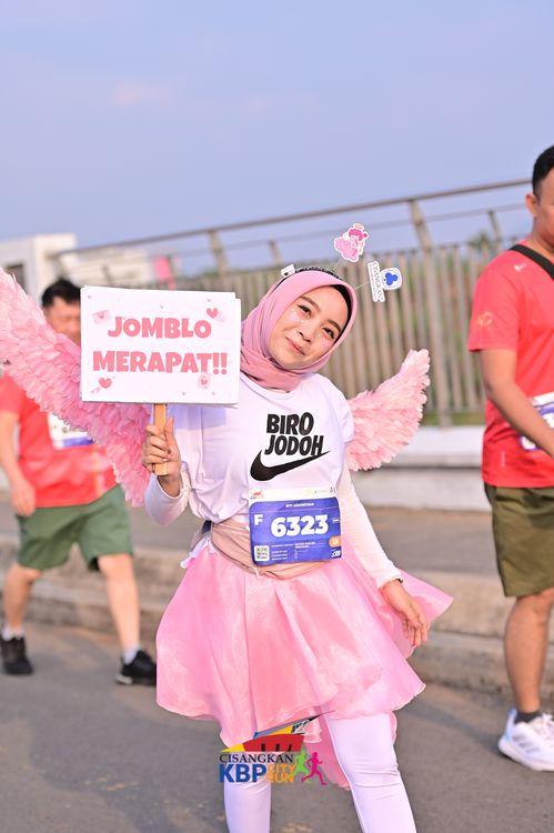 Race photo from CISANGKAN KBP CITY RUN 2025