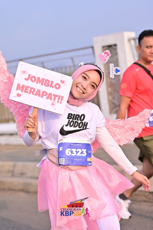 Race photo from CISANGKAN KBP CITY RUN 2025
