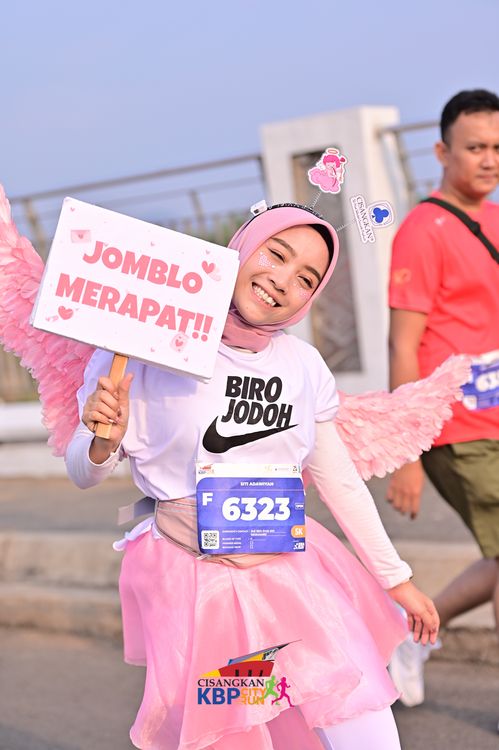 Race photo from CISANGKAN KBP CITY RUN 2025