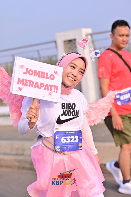 Race photo from CISANGKAN KBP CITY RUN 2025